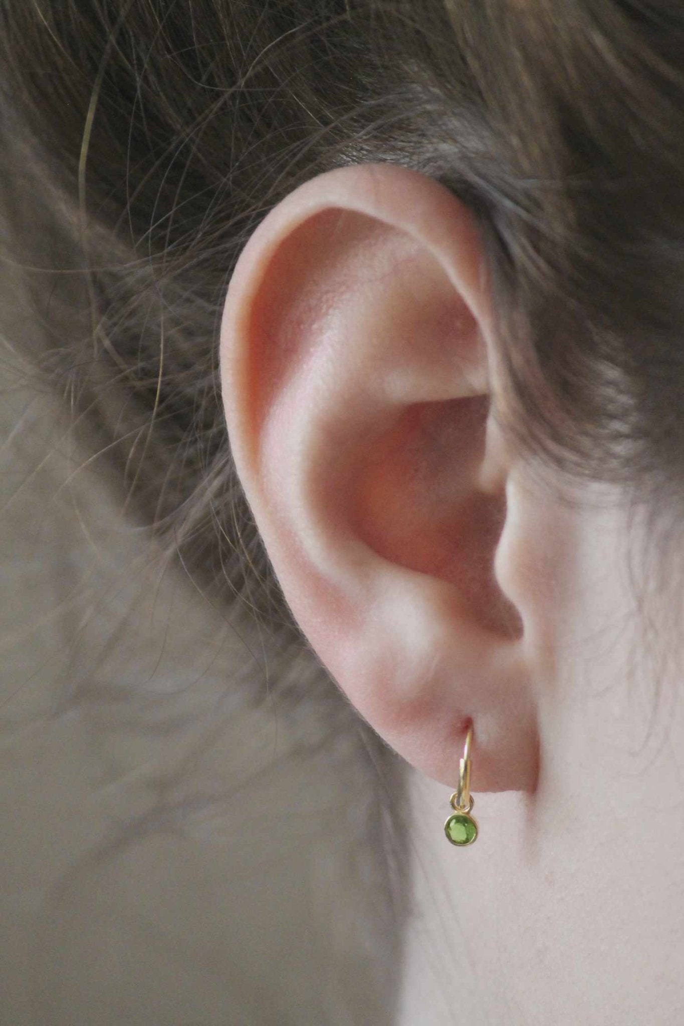 Green Karma Earring - Creoles